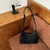 Ielgy Soft Leather Large-Capacity Portable Underarm Bag Casual Lazy Commuter Fashionable One-Shoulder Diagonal Bag