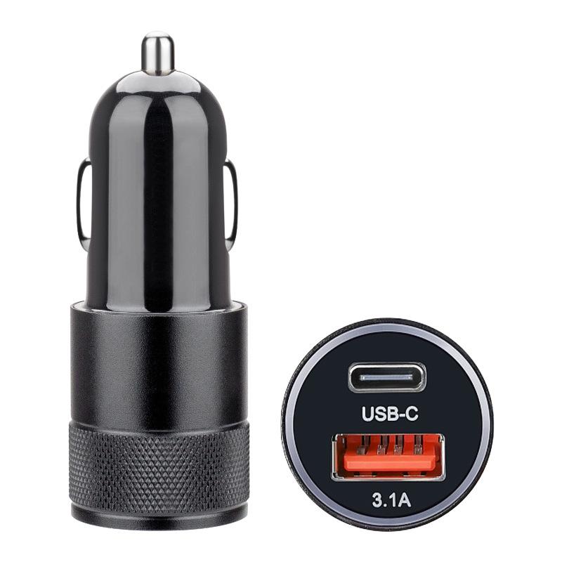 2025 High-Power Dual-Port Car Charger Adapter