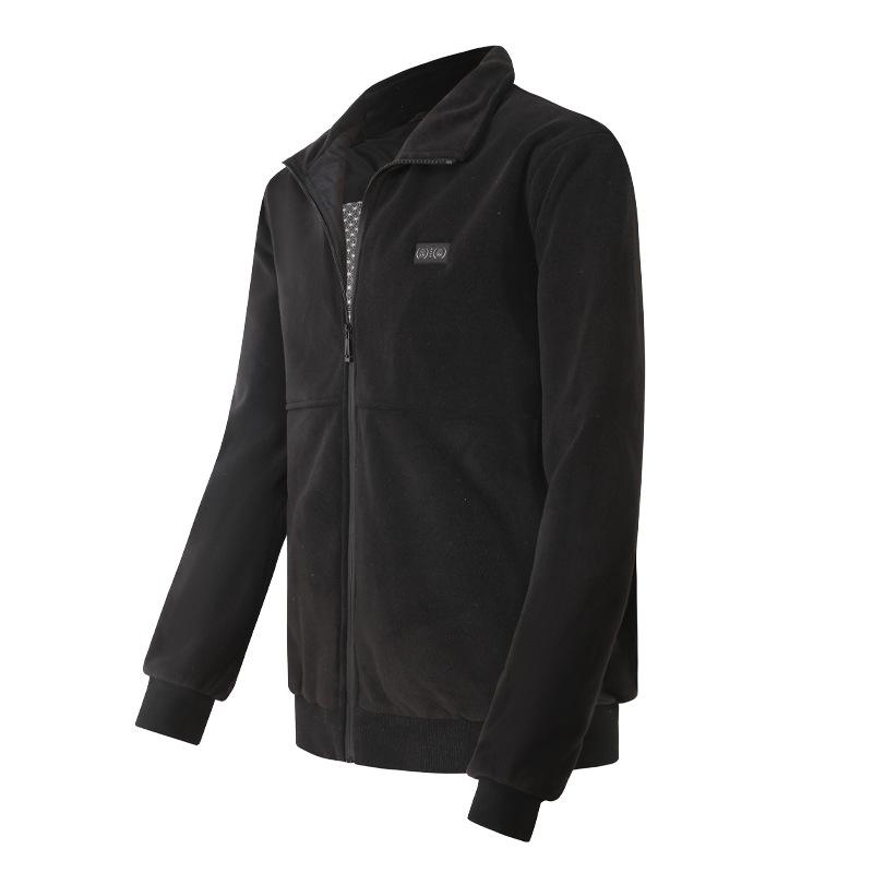 Unisex Polar Fleece Electric Heated Jacket: Intelligent, Constant Temperature for Cross-Border Use