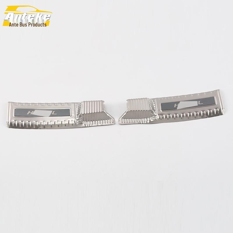 Stainless Steel Rear Guard Plate for 18 H4 Models: Tailgate Trunk Protector