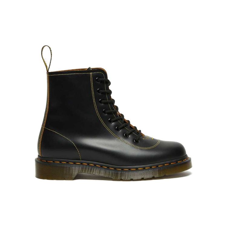 Dr. Martens Pharsmond Leather Vintage Smooth Short Boots Unisex Boots Black 26969001