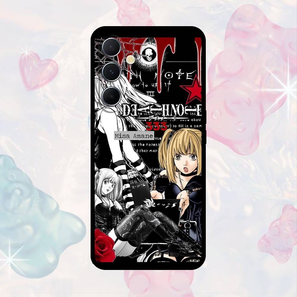 

AAA Anime Misa D-Death N-Note Phone Case For Samsung S25,S24,S21,S22,S23,S30,Ultra,S20,Plus,Fe,Note,10,9,5G Black Cover Samsung S20fe