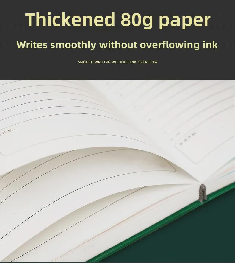 Benutzerdefinierter 2025 Kalender-Notizbuch mit Effizienzplaner, Gummiband und Logo-Optionen