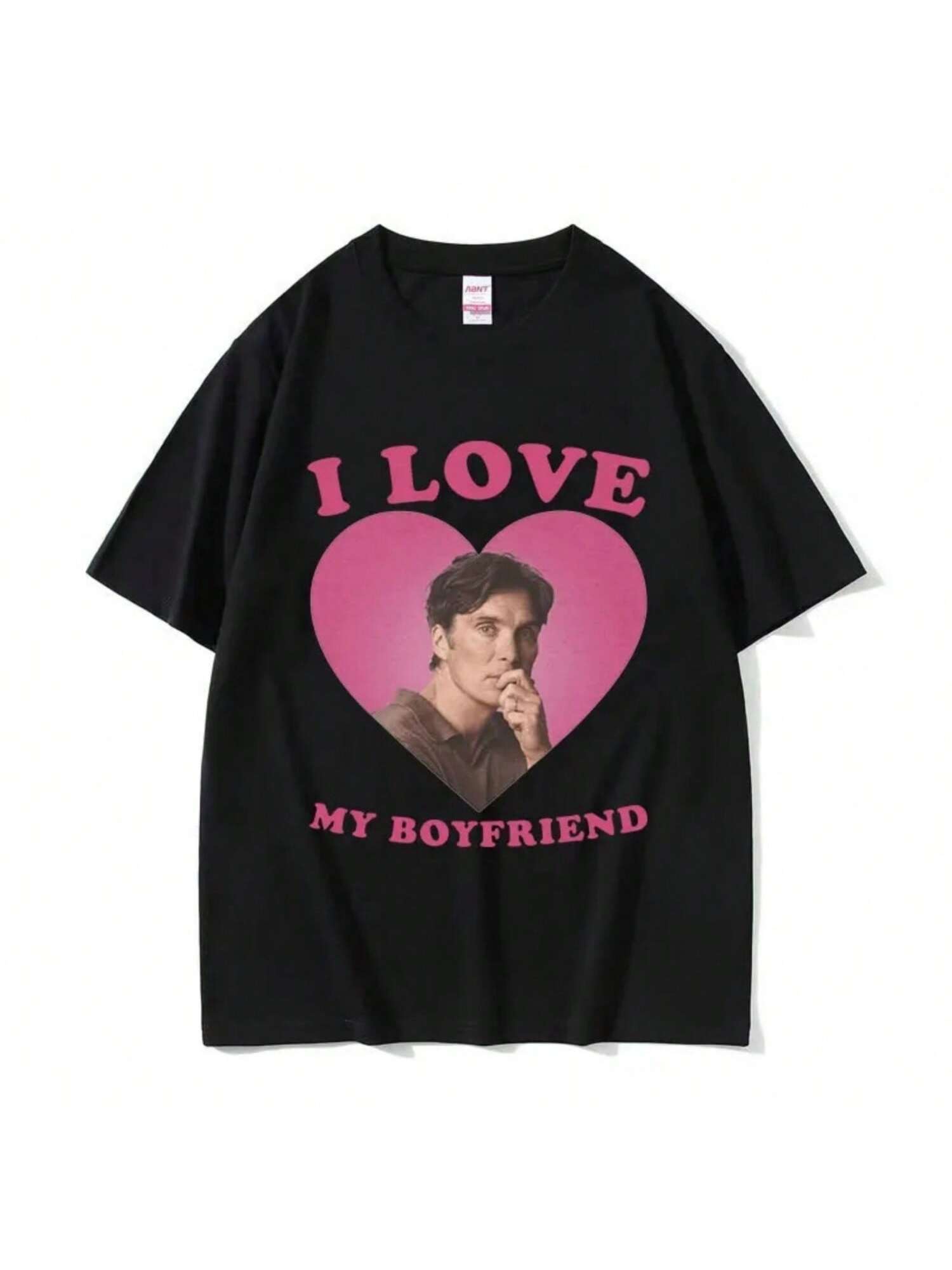 I Love My Boyfriend Cillian Murphy Graphic T Shirts Retro High Quality Fashion T-Shirt Unisex 100% Cotton Oversized Tshirt S