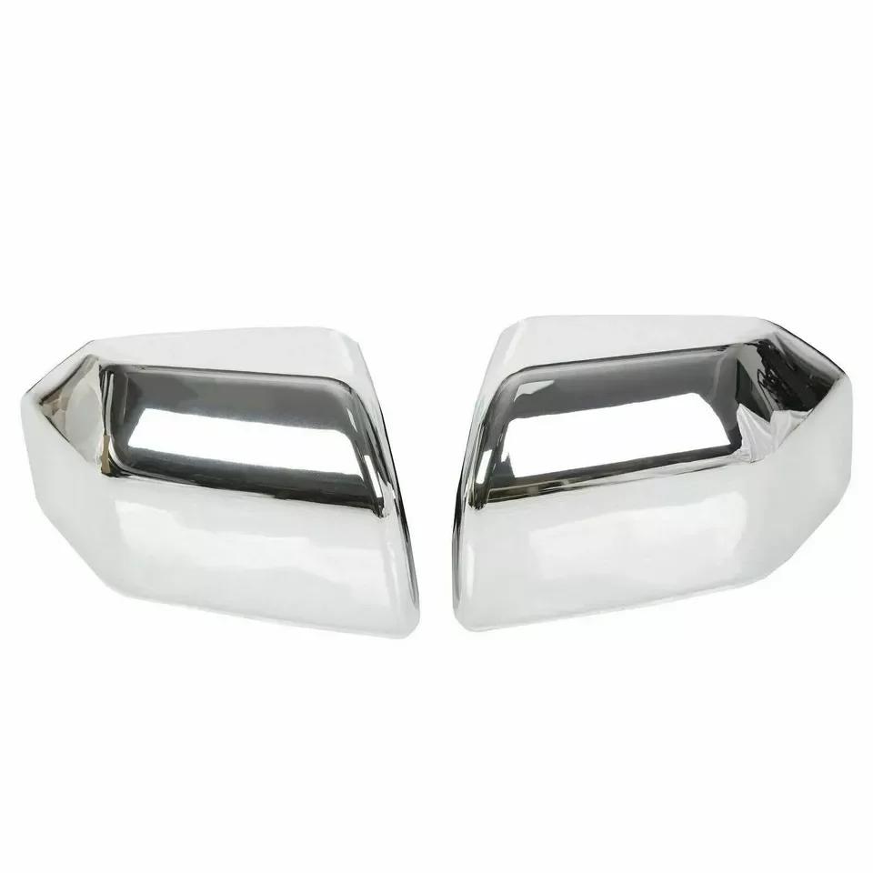 For Ford F150 F-150 2015- Car Replacement Rearview Side Mirror Cover Wing Cap Exterior Door Rear View Case Trim Black Silver