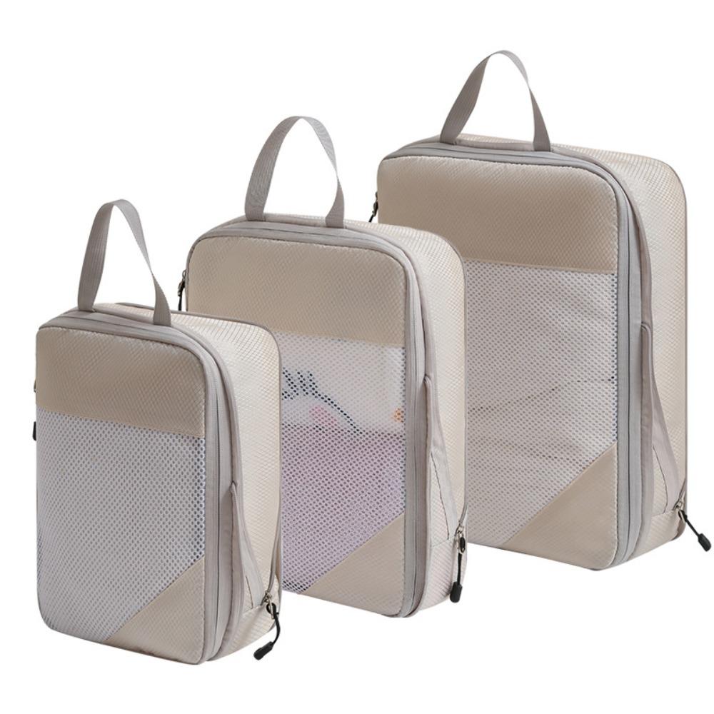 3pcs Multifunctional Travel Compression Bags Extensible Luggage Organizer  Travel Essentials