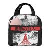 Attack On Titan Anime Insulated Lunch Bag for Kids School Cooler Thermal Food Box Tote Portable Lunch Boxes Container