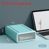 Desktop Organizer Plastic Storage Box With Drawers For Office And Makeup Supplies