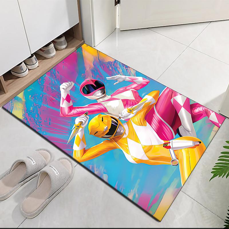Mighty Morphin Printed Carpet, for Office Chair Living Room Bedroom Kitchen Room Decor Gifts.