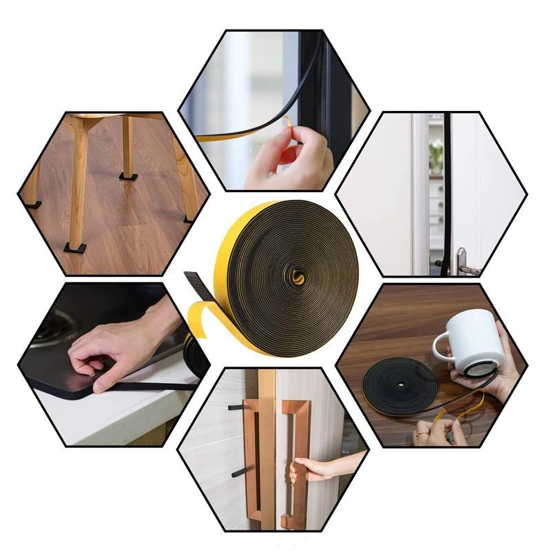 3mm Thickness Super Sponge EVA Single Side Foam Sponge Foam Tape EVA Tape Width 6/12/25mm Adhesive Waterproof Tape