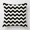 Geometric Black Throw Pillow Cover With Short Plush Print For Living Room Sofa Decoration Cushion Cover Pillow Covers Decorative