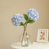 Simulation Flower High-grade Single-branch Silk Large Hydrangea, High-quality Home Decoration Fake Flower Silk Flower Hydrangea Simulation Flower