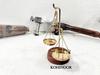 Antique Style Brass Balance Scale: Gold & Diamond Scale, India Decor