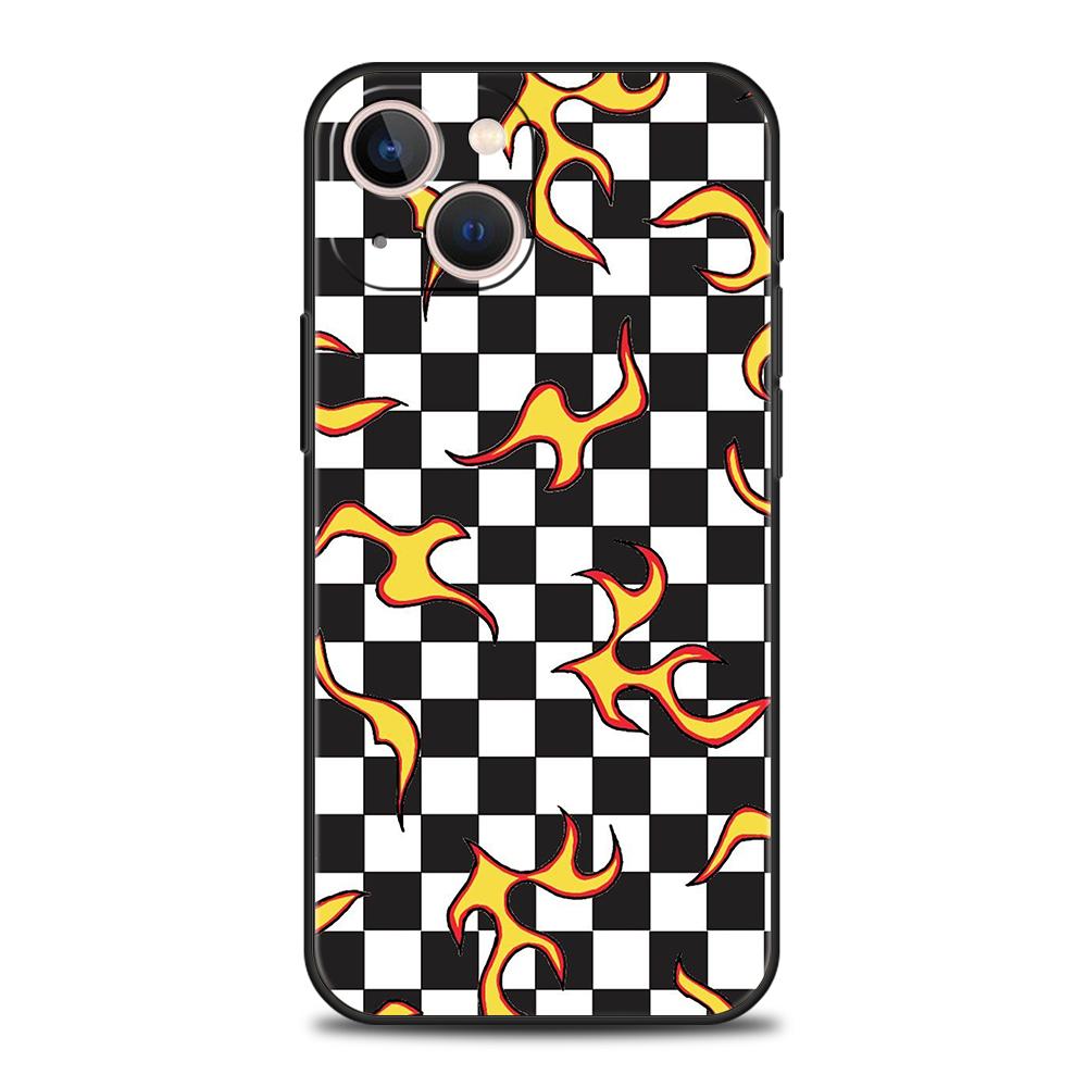 Luxury TPU Soft Phone Case For iPhone 17 Air 16E 16 11 15 14 Pro MAX 12 13 7 8 Plus X XR XS SE 2022 Cover chess board art