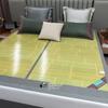 Bamboo Ice Silk Summer Cooling Mat: Foldable Double-Sided Mat for Dormitory or Home, 1.8m