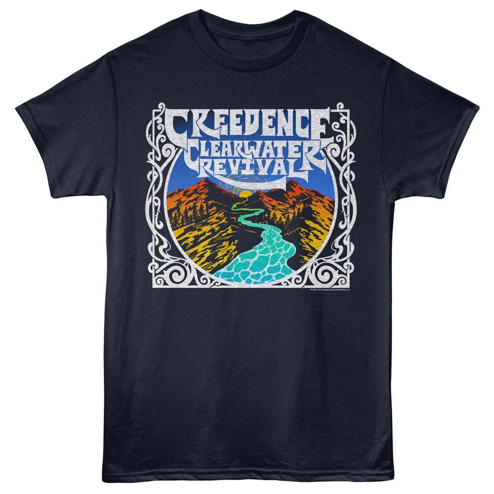 Creedence Clearwater Revival Mountains & River Men s T Shirt XXXXL