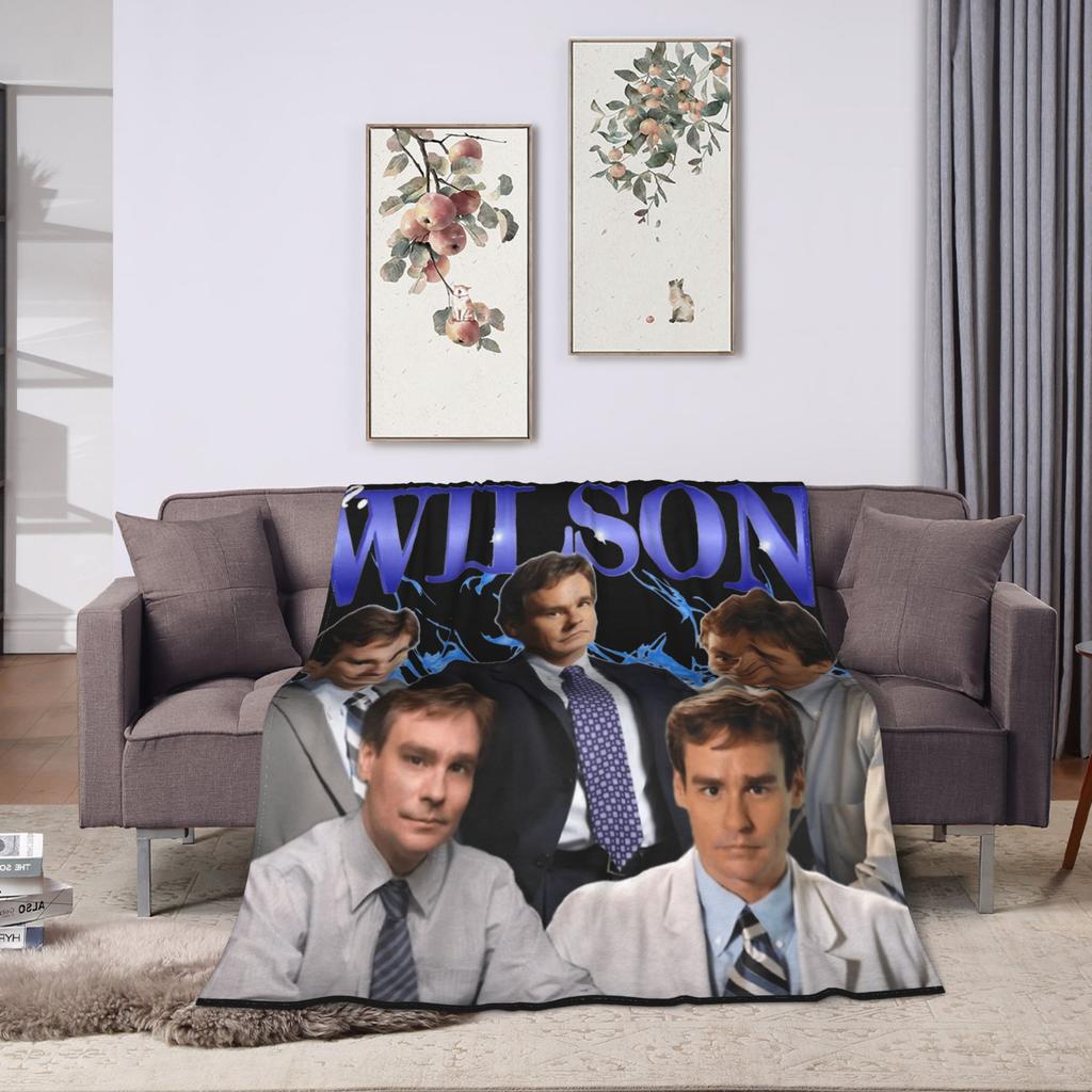 House MD Warm Blankets Dr Wilson Kids Plush Throw Blanket Novelty Bedroom Flannel Bedspread Sofa Bed Cover