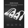 60m USB prodlužovací prodlužovací adaptér Dvoucestný přenosový signálový zesilovač USB Rj45 síťový kabel