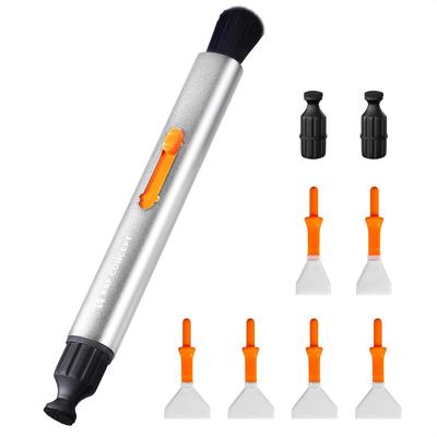 Concept Lens Pen for Filters Sensor Camera Carbon Tip Sensor Swab Full Size Sensor Maintenance Ideal for SLR Camera K&F 9-in-1 Set, Cleaning,