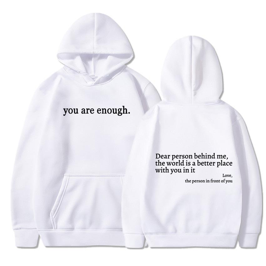 2025 foreign trade cross-border women s sweater plain letter printing kangaroo pocket drawstring printing hoodie new women S