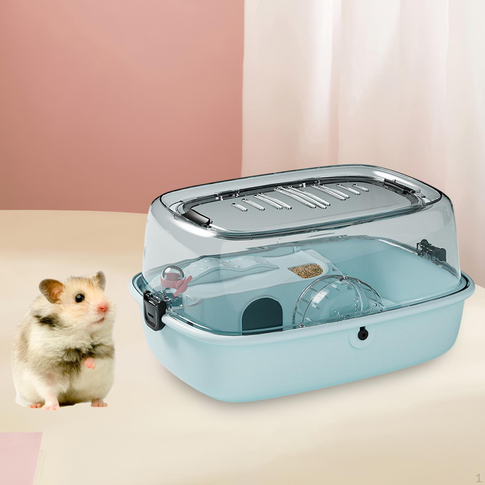 

Большая клетка для хомяка, среда обитания для мелких животных, дом для мышей, крыс, морских свинок синий