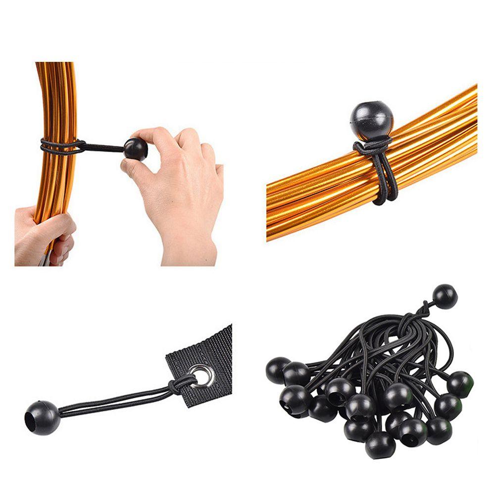 Accessories Water Bottle Fixed Fixing Securing Loop Cord Bungee Cord Black Ball Bungee Elastic Rope