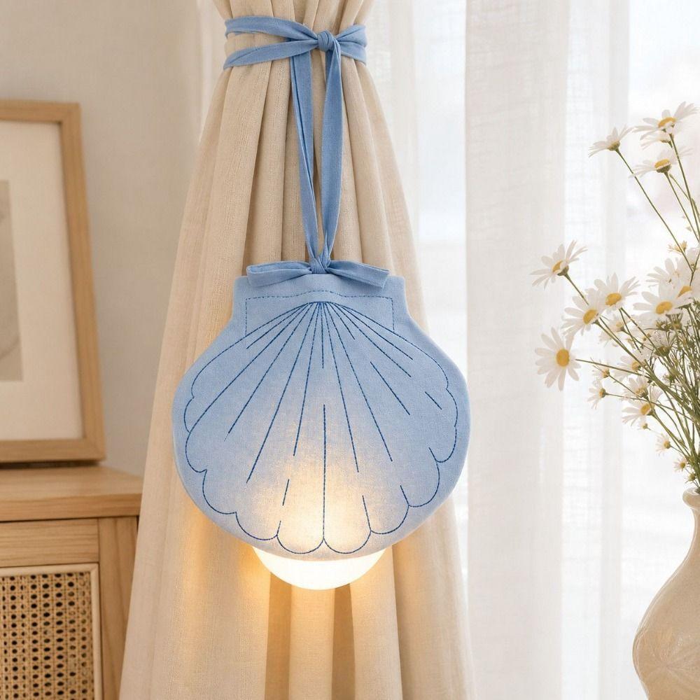 3 color Bedside Lamp Shell shape Atmosphere Lamp Simple Hanging Lamp Children's Room