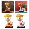 Fortune Tree Lucky Cat Statue and Figurine Art Collection Birthday Gift Tabletop Decoration
