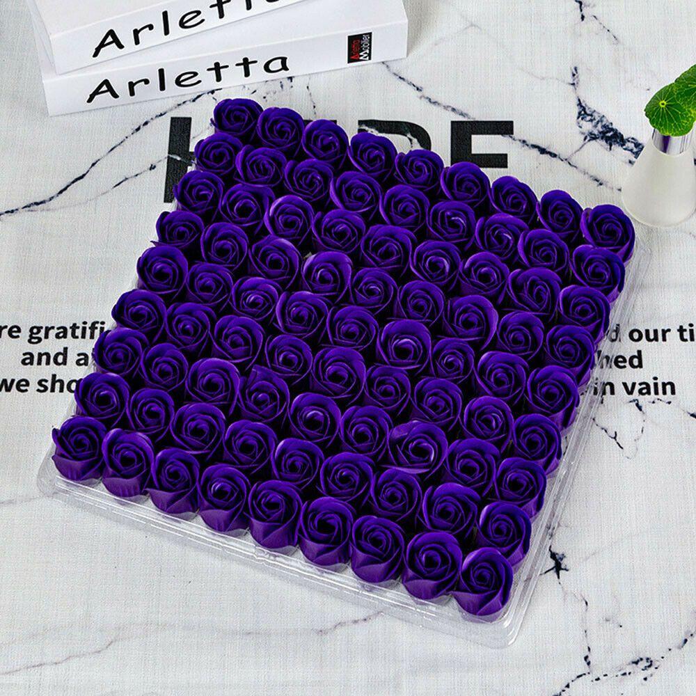 Day Gifts Party Decoration Rose Soap Flower Bath Soap Petal Artificial Decor Rose Flower with Bear