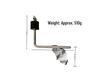Dual Quick Lock Drum Rack and Cymbal Clamp with Multi-Function Cowbell Holder