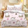 Home Textiles Cartoon Three-Piece Cute Digital Printing Quilt Pillowcase Bedding