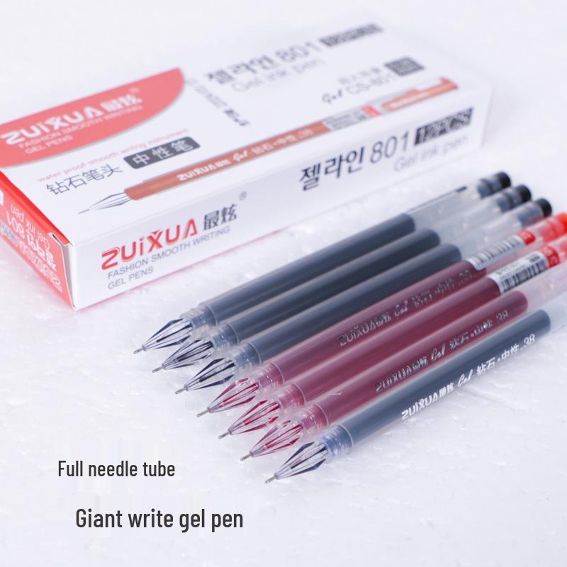 High-Capacity 0.38mm Needle Point Pen - Ideal for Office, Business, or Student Use