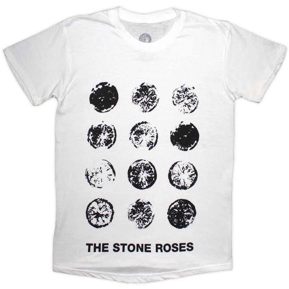 The Stone Roses Unisex T-Shirt: Lemons Grid (White)