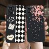 Pro Moto Edge 30 Neo 30 Lite Nárazníkové Pouzdro Květinový Pár Srdce Lásky Potisk Kryt Telefonu Pro Motorola Edge30 Neo 30Neo Měkké Obaly