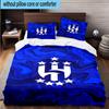 3PCS Blue Football Team 3pcs Bedding,Including 3PCS Duvet Cover And 2pcs Pillowcases Perfect for Christmas,Ideal for Bedroom, Dormitory