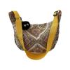Ethnic Canvas Dumpling Bag for Daily Outings Crossbody Bags Shoulder Handbag