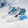 High-top Korean version shoes dad shoes trendy men's shoes men's trendy velvet sneakers running shoes new winter