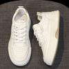 Flat-bottomed wear-resistant and lightweight little white shoes, spring and autumn board shoes, new versatile and breathable 2025 casual sports soft