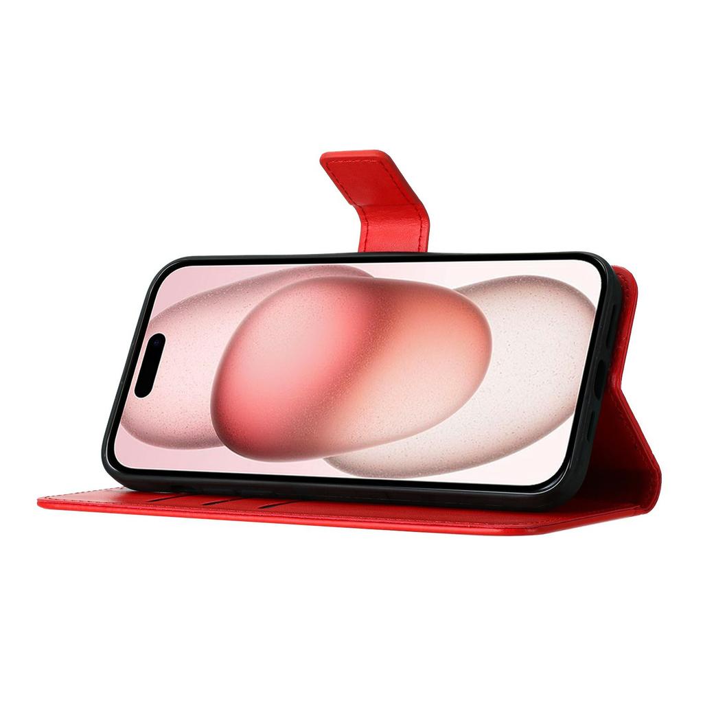 Pro iPhone 17 Kožené pouzdro s popruhem/sloty na karty Vzor mandaly Stojánek Kryt na telefon