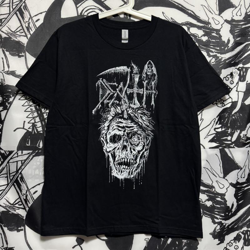 

Death Bandrelated Pure Cotton Tshirts for Men Women in The World of Death Metal Suitable for Rock Fans in Europe and America 4XL