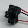 H4 Bulb Socket Wiring Harness Extension Kit Female Lamp Holder Cable for Most Trucks SUVs Headlights Fog Lamp
