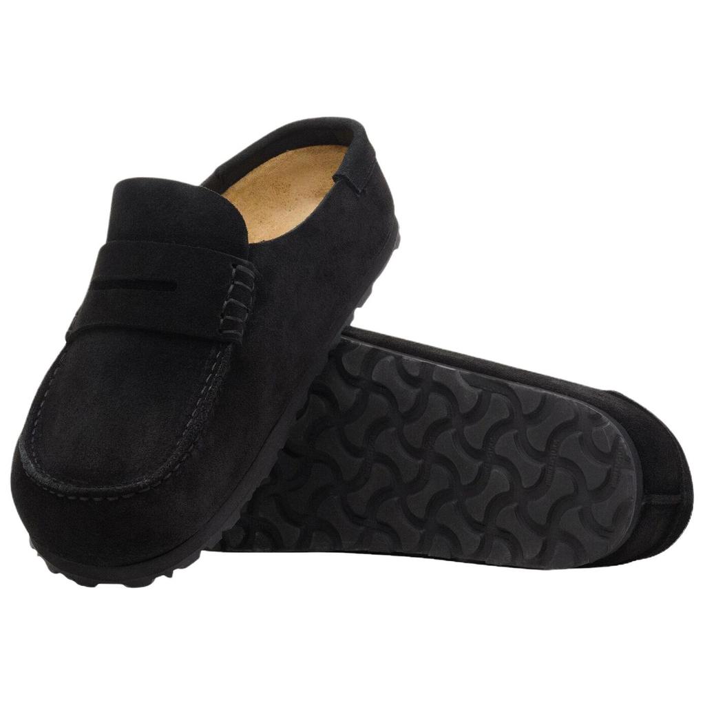 Birkenstock Naples Rubber Sole No Special Function Closed Toe Slippers Unisex Black Narrow 1030813