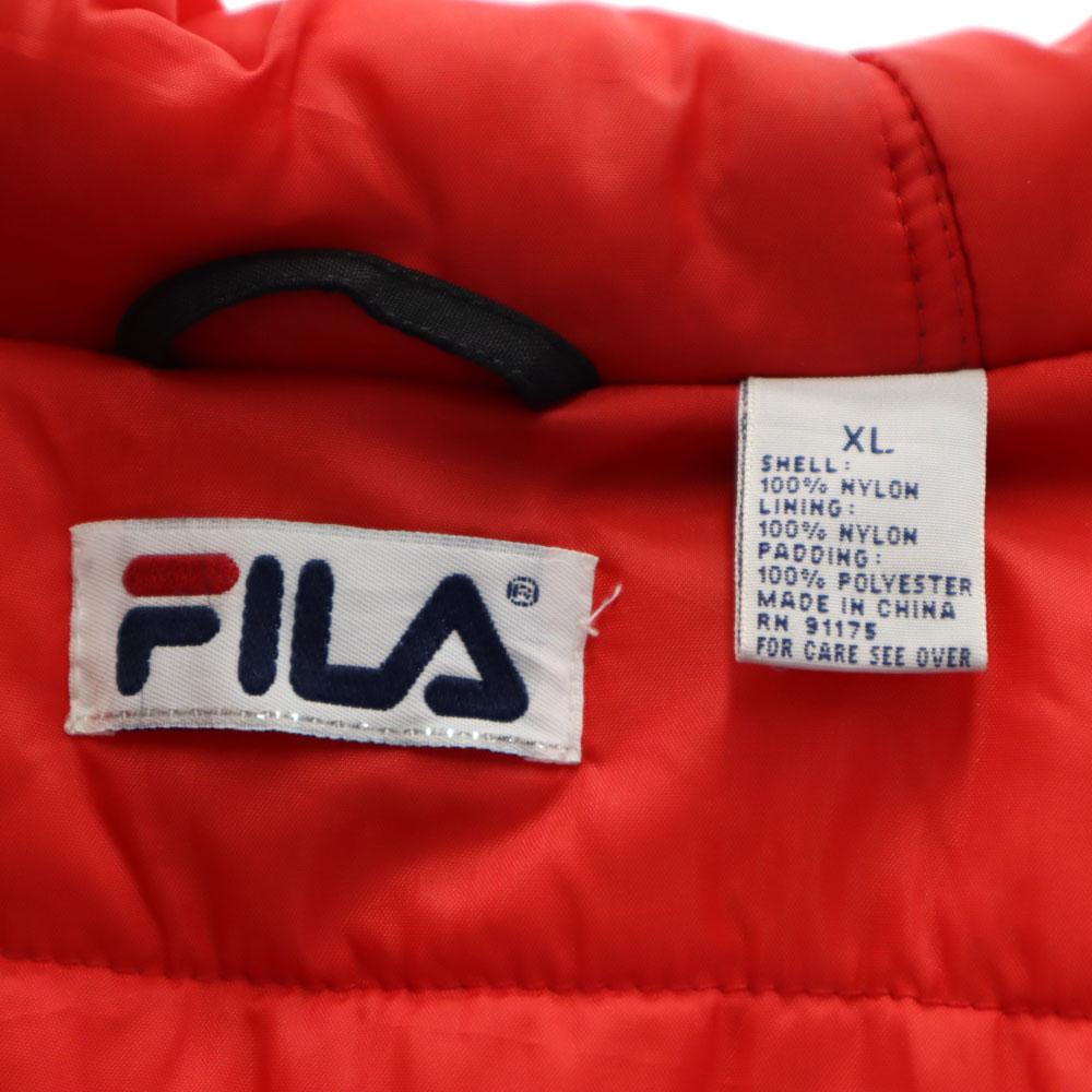 FILA 90s Old Batting jacket XL Black series Men's Used