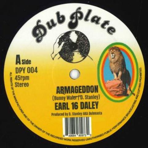 

12inch Record EARL SIXTEEN - Armageddon DPY004 Dub Plate 2021 UK Reggae, Ska & Dub