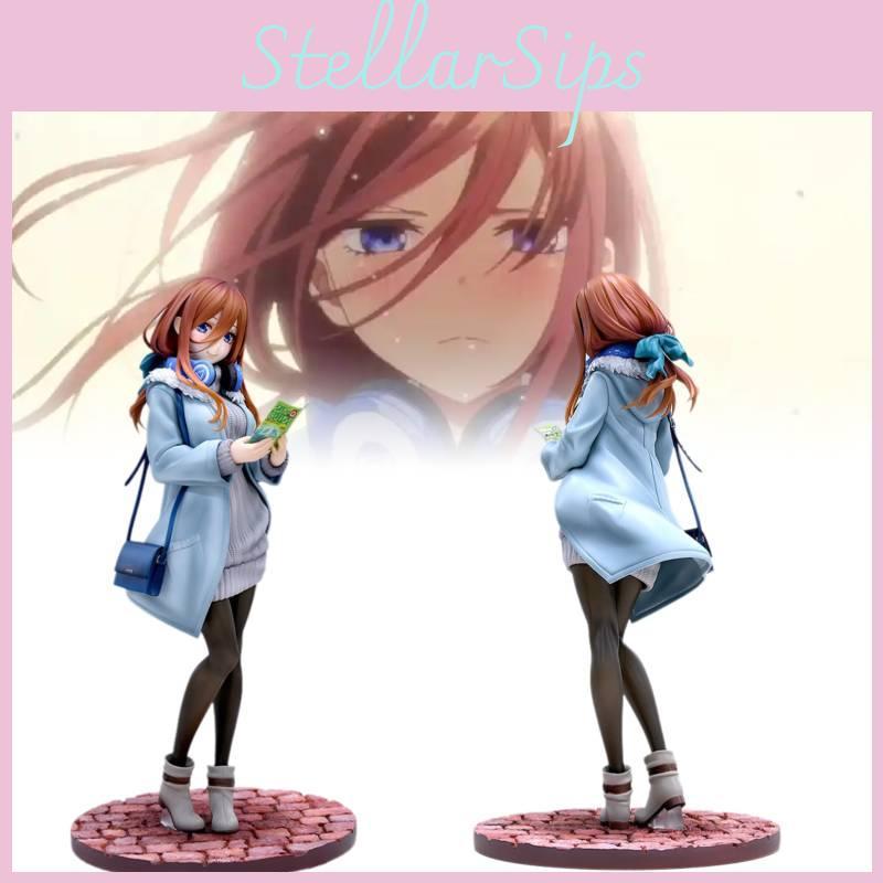 Beautiful Nakano Miku Figurine From The Quintessential Quintuplets In Dating Outfit