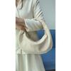 Popular hand-woven tote bag 2025 new portable underarm bag women's versatile dumpling crescent bag