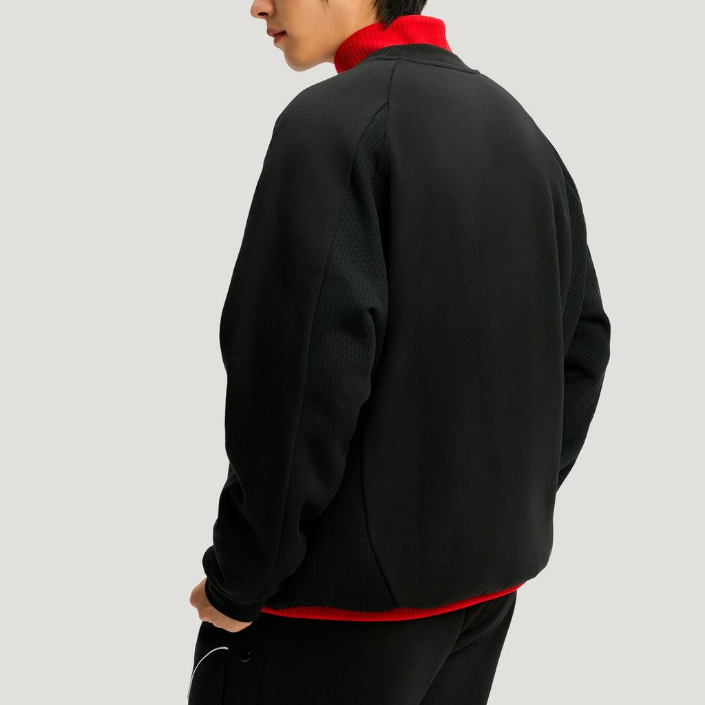 Adidas Basketball FW25 Crew Sweatshirt CNY New Year Edition Knitted Fleece Loose Fit Round Neck Sweatshirt Men Sweatshirt KT0626