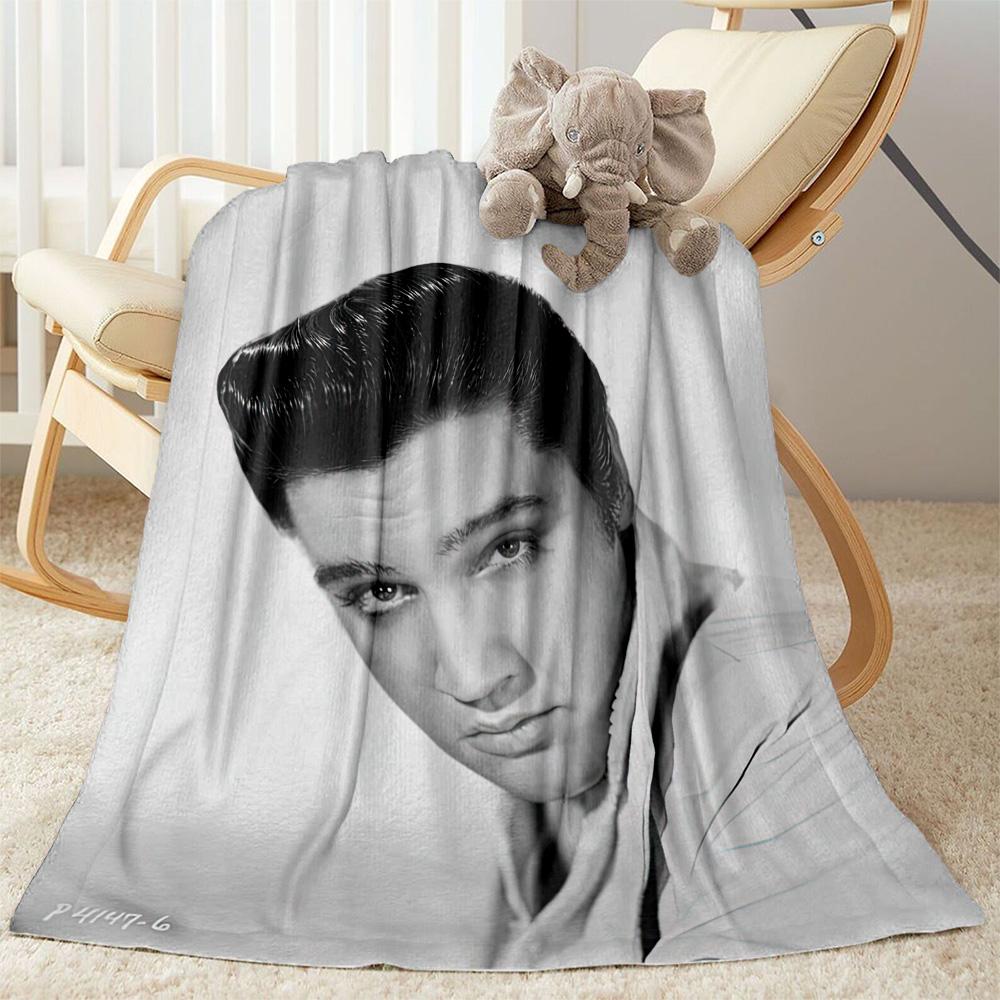 Elvis Blanket Warmthful Decor Suitable For Livingroom Chair Seaside For All Occasions Modern Ideal Gift For Friends Family Couples Picnic
