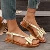 Neue Lässige Sandalen Damen Koreanischer Sommer Neuer Schnallen Kleiner Duft Lässige Keilsandalen Damen