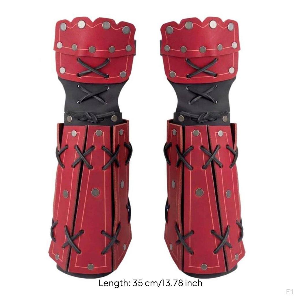 Medieval Wristband Bracer Style Riveted Design Cosplay Wrist Guard for